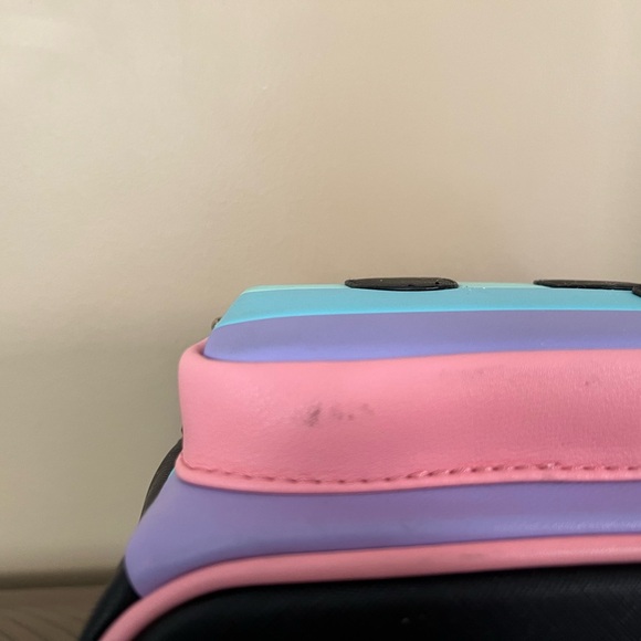 Loungefly Disney Mickey Mouse Pastel Rainbow Mini Backpack And Wallet - Picture 9 of 12